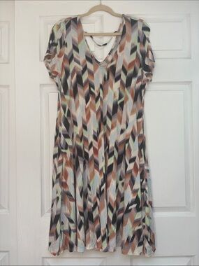 colorful mini dress.